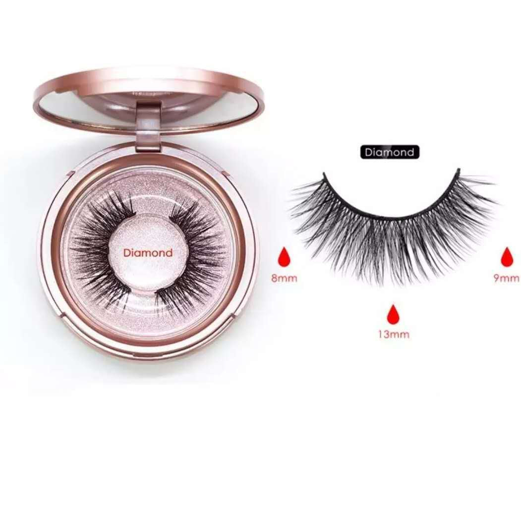 Reusable Magnetic Self-Adhesive Eyelashes No Eyeliner or Glue Needed False Lashes Stable and Easy to Put on Natural Look and Waterproof Fake Eyelashes