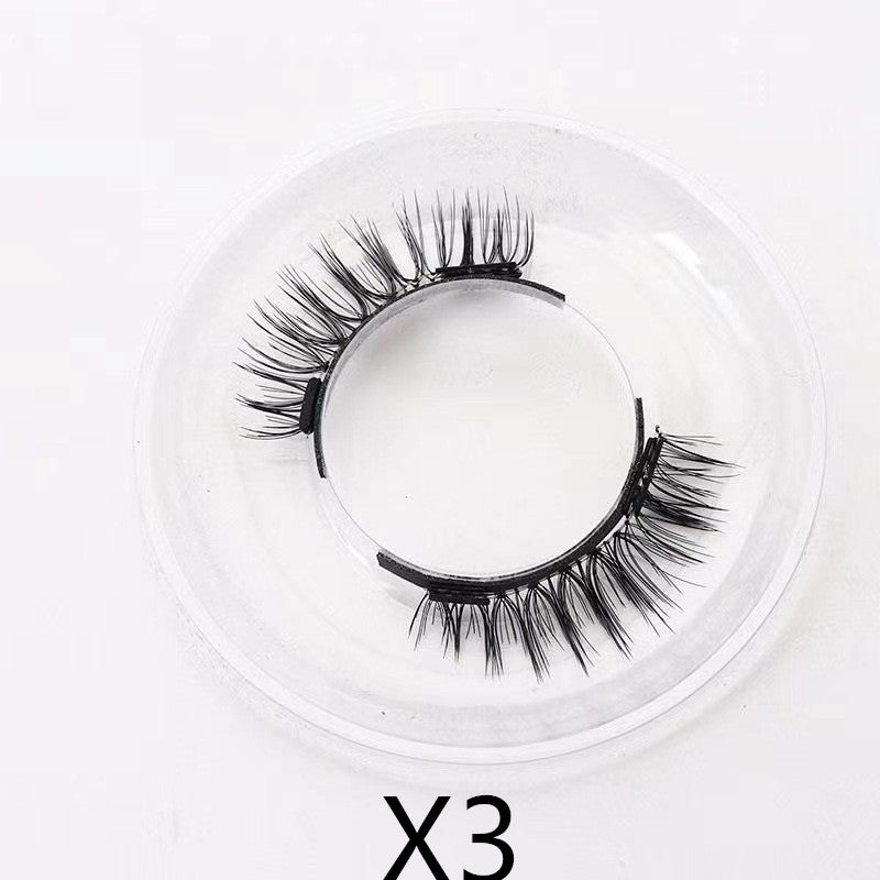 Reusable Magnetic Self-Adhesive Eyelashes No Eyeliner or Glue Needed False Lashes Stable and Easy to Put on Natural Look and Waterproof Fake Eyelashes